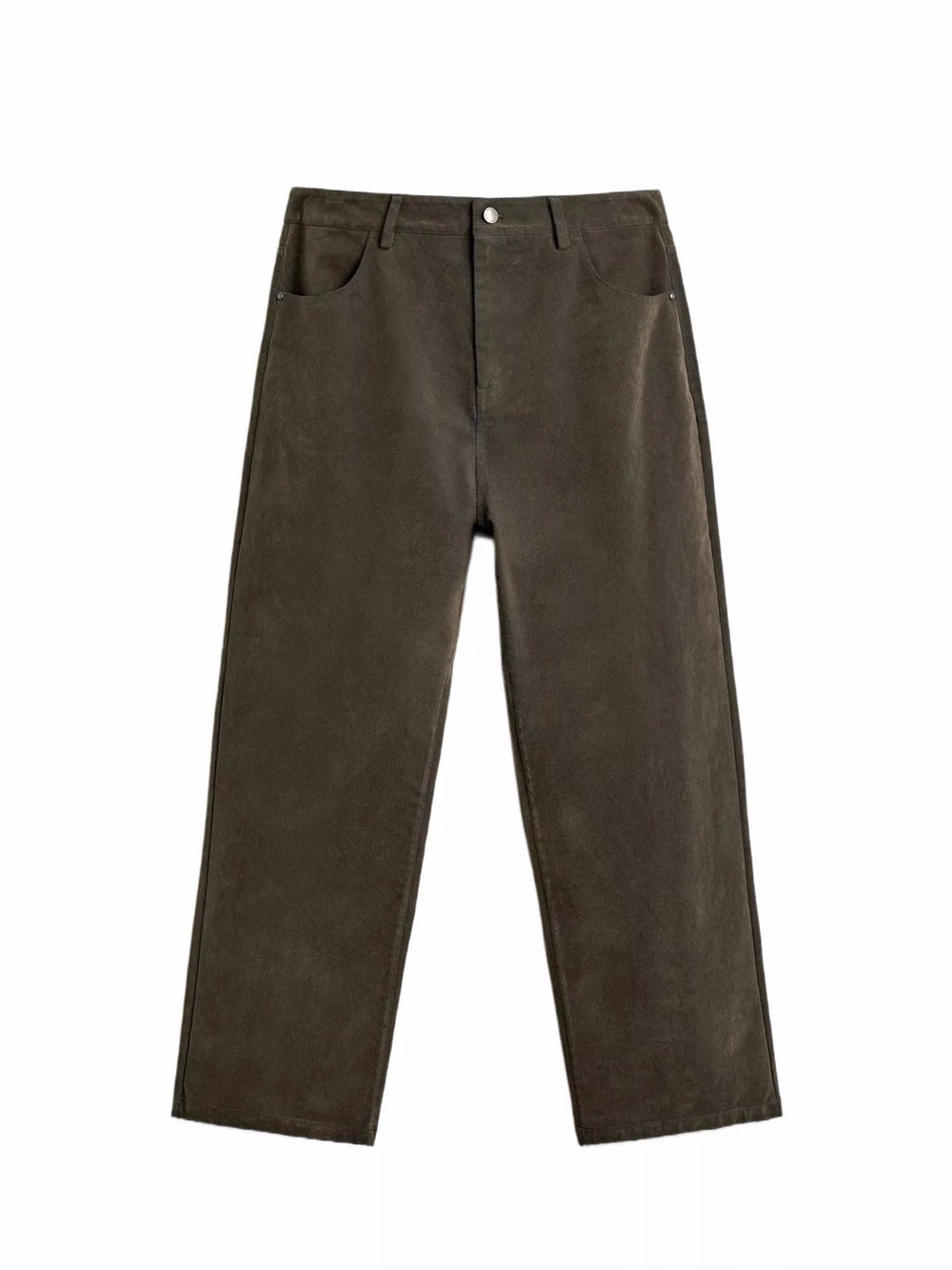 Zara Men's Corduroy Pants in Dark Brown